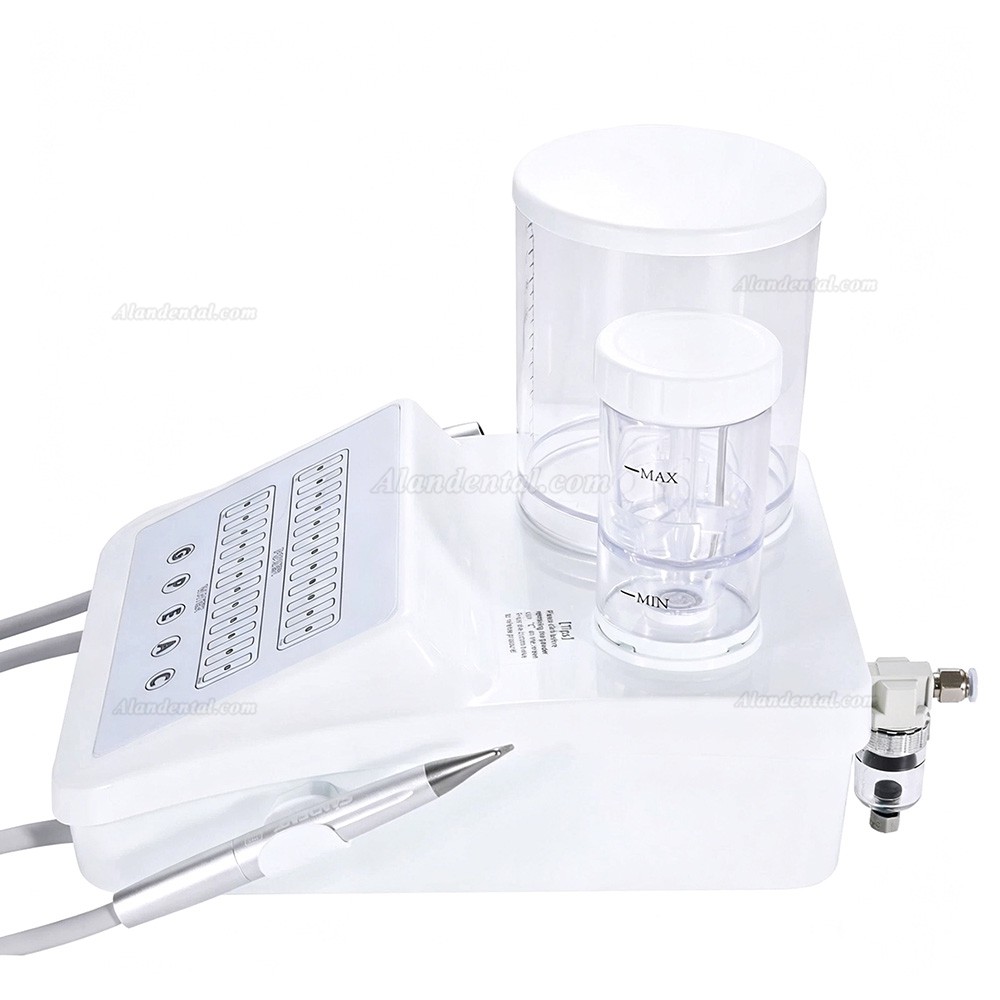 Dental PerioJet Pro Ultrasonic Scaler Air Polisher 2 in 1 Sandblasting Periodontal Therapy System, G+P+E+A+C Mode